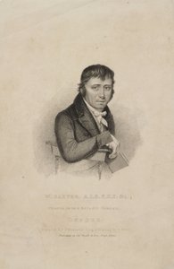 William Baxter, ALS FHS, brittisk botaniker, ca 1820-talet av Frederick (attr. to) Barnard