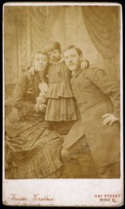 William Friese-Greene, filmfotograf och familj, ca 1880
