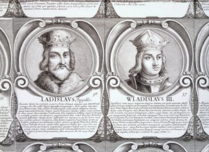 Wladyslaw II Jagiello och Wladyslaw III Warnenczyk, nr. 36 och 37 från 