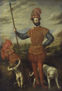 Man i militärdräkt av Tiziano Vecelli