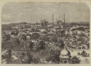 Allmän utsikt över Delhi av after A. Soltykoff