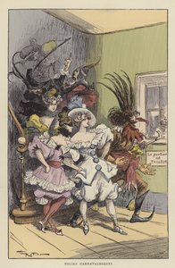 Karnevalsdårigheter av after Albert Robida