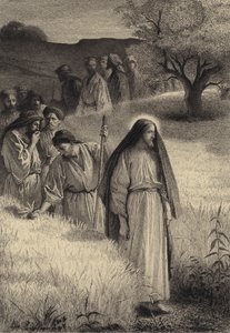Jesus och hans lärjungar i majsfältet