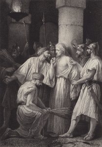 Jesus överlämnade till soldaterna av after Albert Robida