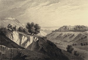 Jesus på Oljeberget av after Albert Robida