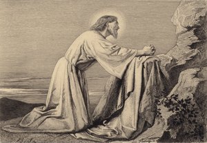 Jesus ber av after Albert Robida