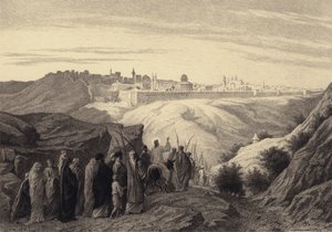 Jesus grät över Jerusalem