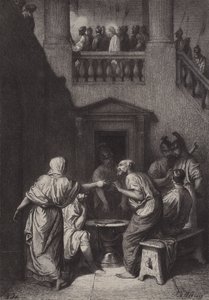 Peters förnekelse av after Albert Robida
