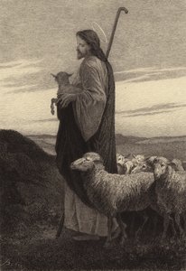 Den gode herden av after Albert Robida
