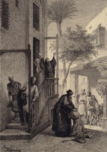 Den förlorade sonen av after Albert Robida