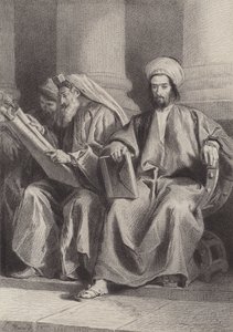 De skriftlärda och fariséerna av after Albert Robida
