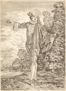 Indifferent (The Indifferent) av after Antoine Watteau