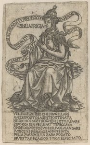 Frygiska sibylla av after Baccio Baldini