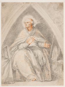 St Gregory sittande av after Cavalier d