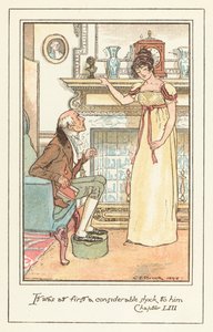 Illustration för Jane Austens Emma av after Charles Edmund Brock