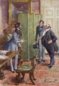 Illustration för Martin Chuzzlewit av after Charles Edmund Brock