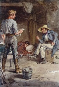 Illustration för Martin Chuzzlewit av after Charles Edmund Brock