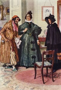 Illustration för Nicholas Nickleby av after Charles Edmund Brock