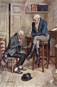 Illustration för Nicholas Nickleby av after Charles Edmund Brock