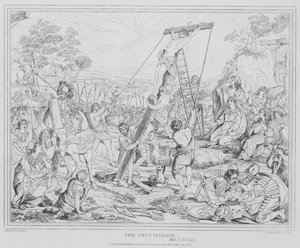 Korsfästelsen, Matteus av after Charles Le Brun