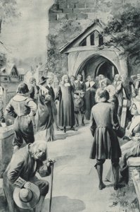 Invånarna i Eyam i Derbyshire bestämmer sig för att stänga sin pestdrabbade by från världen