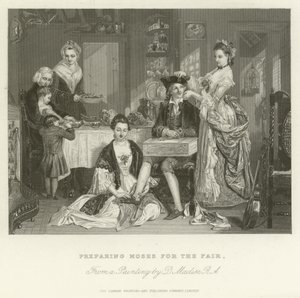 Förbereder Moses för mässan av after Daniel Maclise