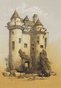 Grand Entrance to Falkland Palace (chromolitho)