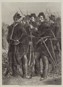 Sappers och gruvarbetare från den franska armén av after Denis Auguste Marie Raffet