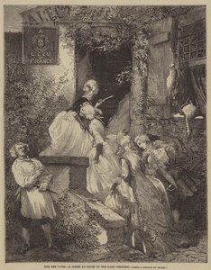 The Inn Door, a Scene at Dijon in the Last Century 