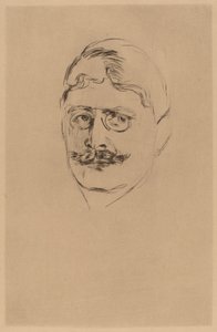 Knut Hamsun av after Edvard Munch