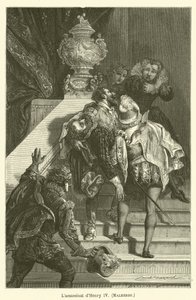 Lassassinat dHenry IV, Malherbe av after Emile Antoine Bayard
