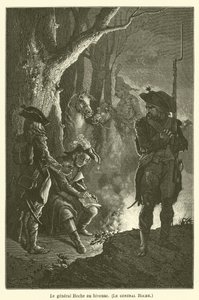 General Hoche vid bivacken, General Hoche av after Emile Antoine Bayard