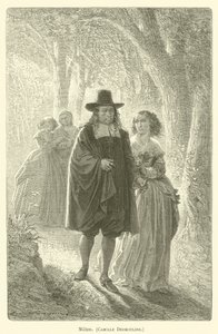 Milton, Camille Desmoulins av after Emile Antoine Bayard
