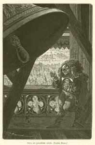Paris på 1400-talet, Victor Hugo av after Emile Antoine Bayard