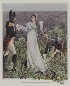 Napoleon och Josephine på Chateau-Vieux, Bayonne