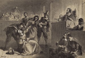 Edmund Cheesemans fru före guvernör Berkeley av after Felix Octavius Carr Darley