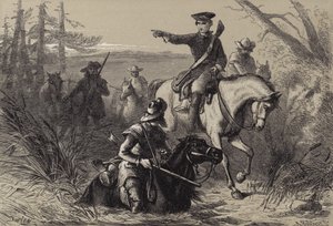 Major Washington på sitt uppdrag till den franske befälhavaren av after Felix Octavius Carr Darley