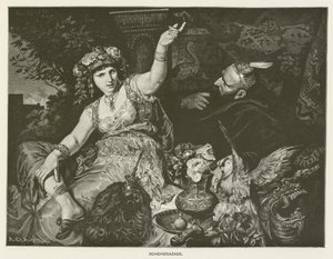 Scheherazade av after Ferdinand Keller