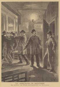 Anarkister i England av after Frederic Theodore Lix