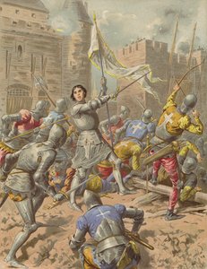 Assault of the Tournelles at Orleans (chromolitho)