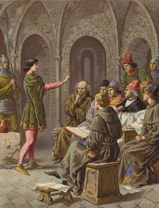 Le Proces (chromolitho) av after Frederic Theodore Lix