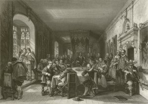 Konferens på Isle of Wight av after George Cattermole