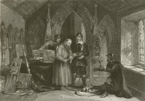 Soldater som säljer kyrkplundring under det stora inbördeskriget av after George Cattermole