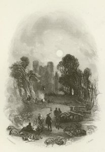 Kings Camp, före Donnington Castle av after George Cattermole