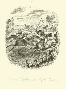 Illustration för Launcelot Greaves av Tobias Smollett av after George Cruikshank