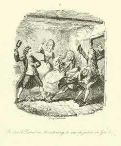 Illustration för Roderick Random av Tobias Smollett