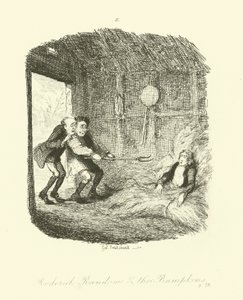 Illustration för Roderick Random av Tobias Smollett