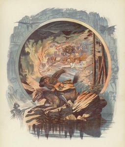 Illustration för Tam OShanter av Robert Burns av after George Cruikshank