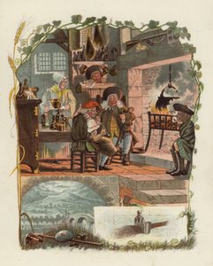 Illustration för Tam OShanter av Robert Burns av after George Cruikshank