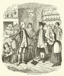 Illustration för Tristram Shandy av after George Cruikshank